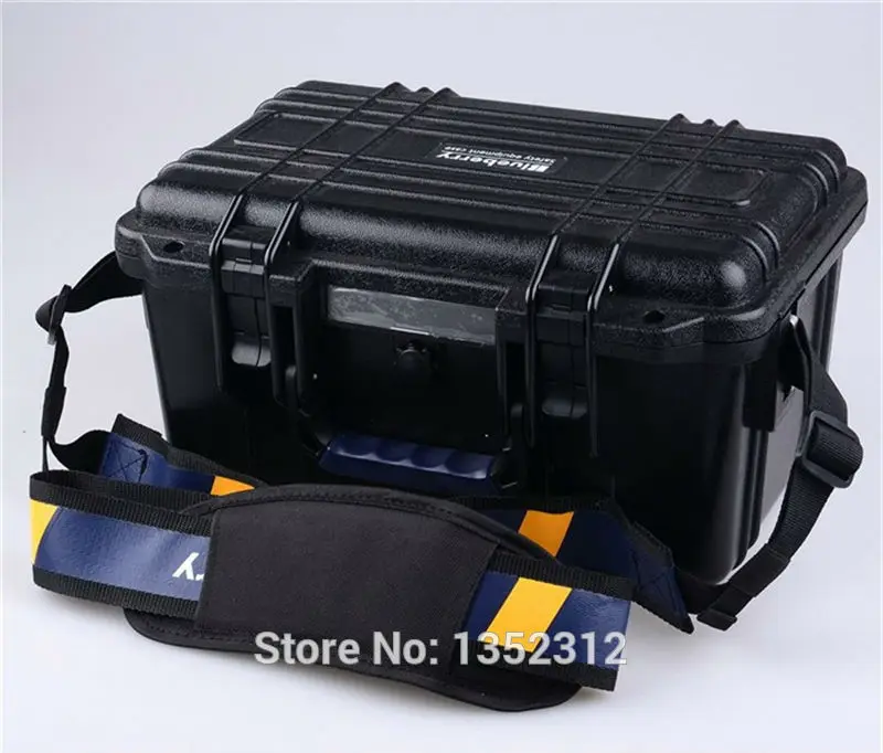 

341*249*180mm IP68 sealed waterproof tool equipments case abs safety portable box military equipment plastic case for tools box