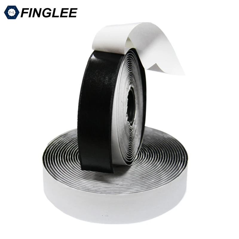 5 Meters 10cm Width Black Loop Self Adhesive Fastener Strong Tape Hook and Loop adesivo sugru Tape adhesive Polishing Pads