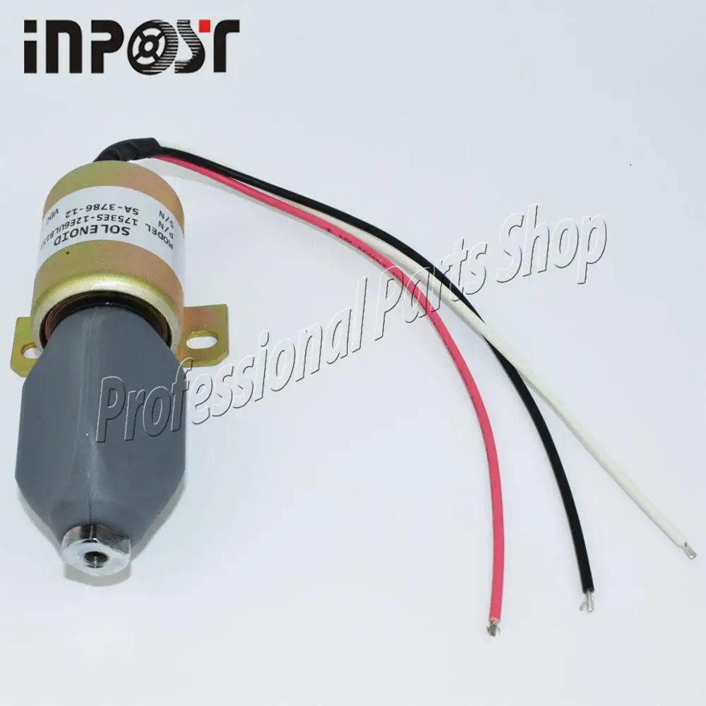 

SA-3786-12 ,1753ES Solenoid New Fuel Shutoff Solenoid For 1991-2005 Grasshopper Mower Kubota 721D2