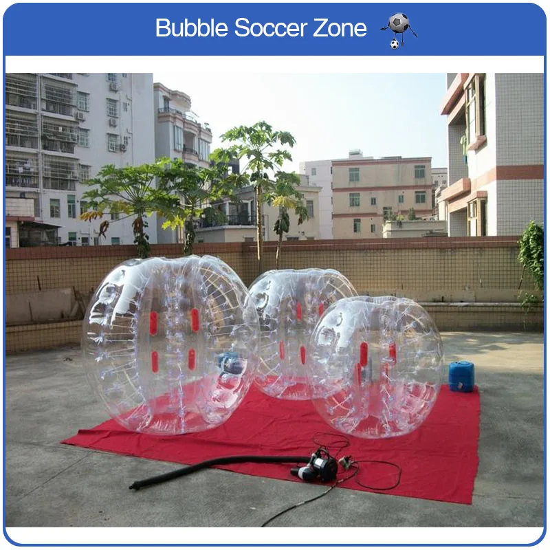 Gratis Verzending Bubble Ball Voetbal Dia 1.5m Bubble Ball Voetbal Outdoor Transparante Bumper Bal Voor Volwassenen