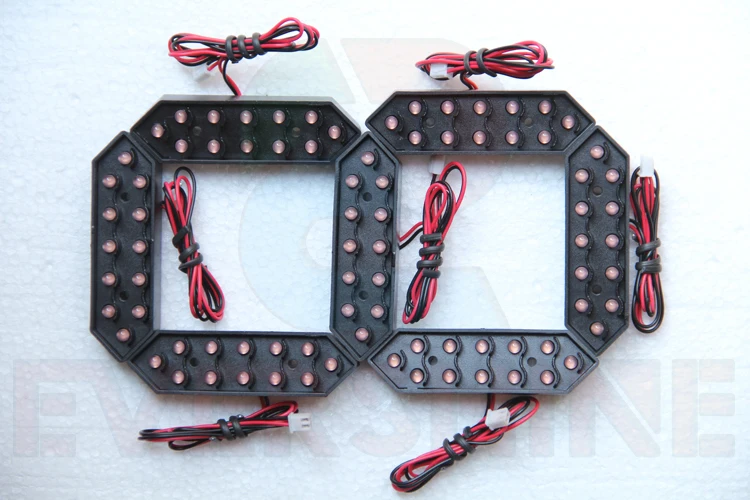 8 teile/los 8 "Im Freien Rot Farbe LED Digital Gas Station 7 Segment LED Zeichen Digitale Zahl Modul