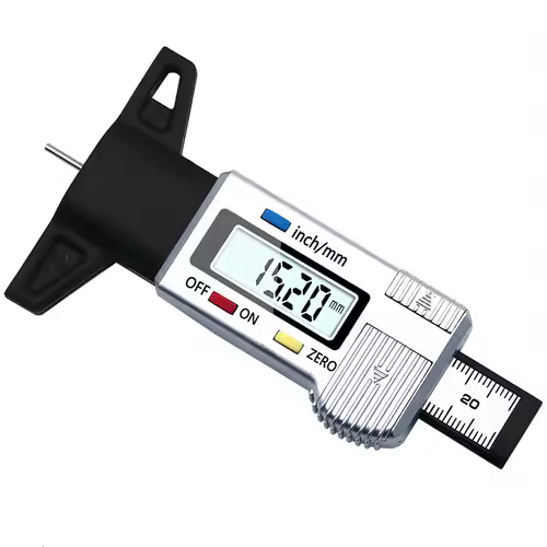 Digital Car Tyre Tire Tread Depth Gauge Meter Measurer Tool Caliper Thickness Gauges Tread Brake Pad Shoe Tire Monitoring System - Image 7