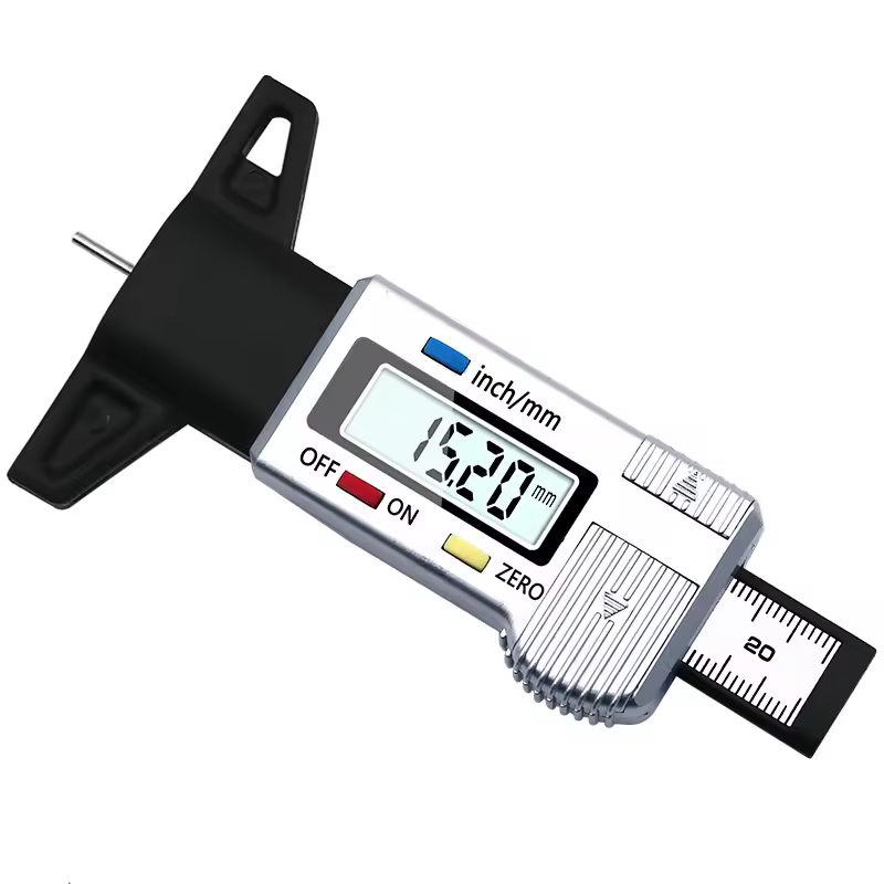 Digital Car Tyre Tire Tread Depth Gauge Meter Measurer Tool Caliper Thickness Gauges Tread Brake Pad Shoe Tire Monitoring System - Image 7