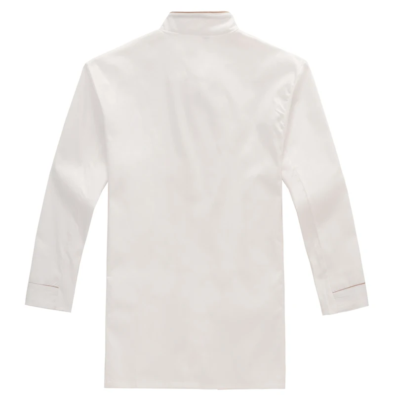 Ropa de trabajo de manga larga para Chef, uniforme de trabajo de alta calidad para Hotel, restaurante, Tops de cocinero, chaquetas de Chef