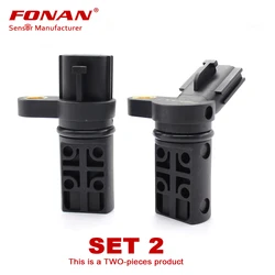 Set of 2 Camshaft Crankshaft Position Sensor For Nissan Pathfinder Frontier Xterra 6 Cyl 4.0L VQ40DE A29632 A29640 23731AL61A