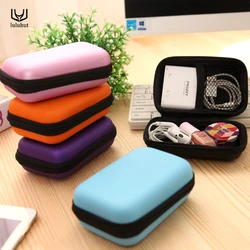 Lulucabana capa anti-imprensa para fones, proteção para fone de ouvido, cartão sd, zíper, bolsa de transporte para fones usb, organizador de cabo