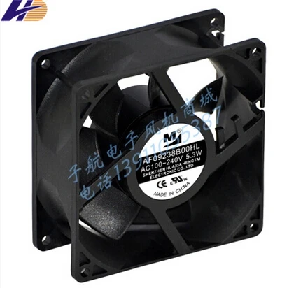 

92*92*38 100V-220V 5.3W AF0938B00HL AC fan for wide voltage inverter fan