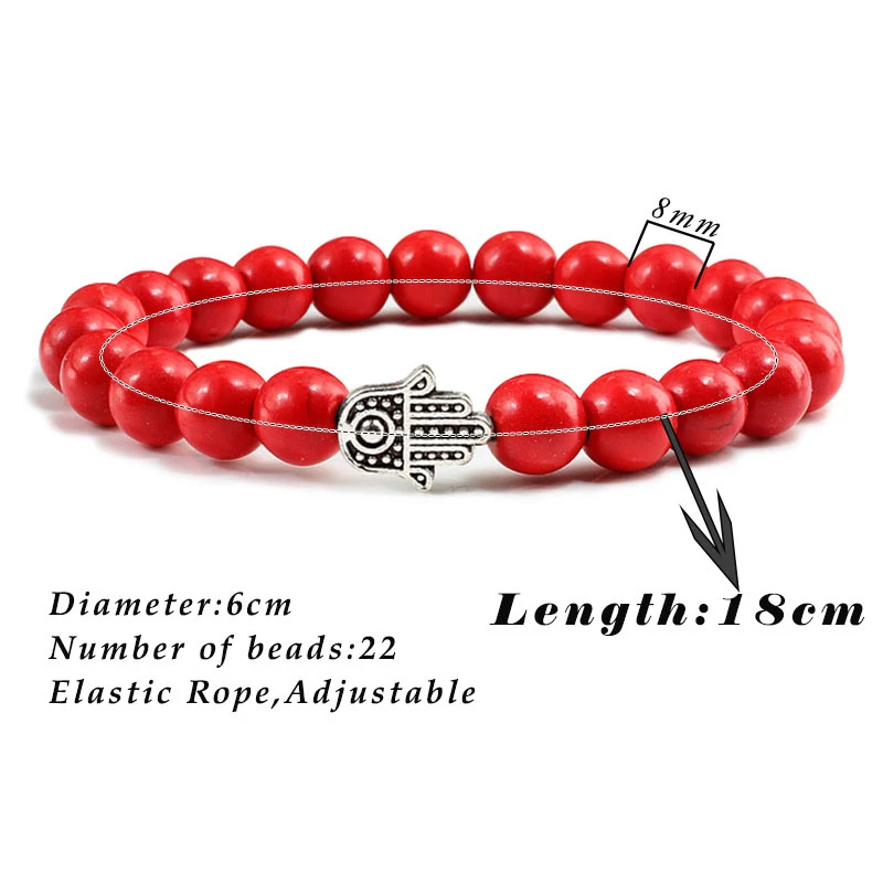 Hot Men Natural Stone Volcanic Lava Bracelet Charm Hand Matte Black Boho Beads Bracelets for Women Lucky Jewelry pulseras