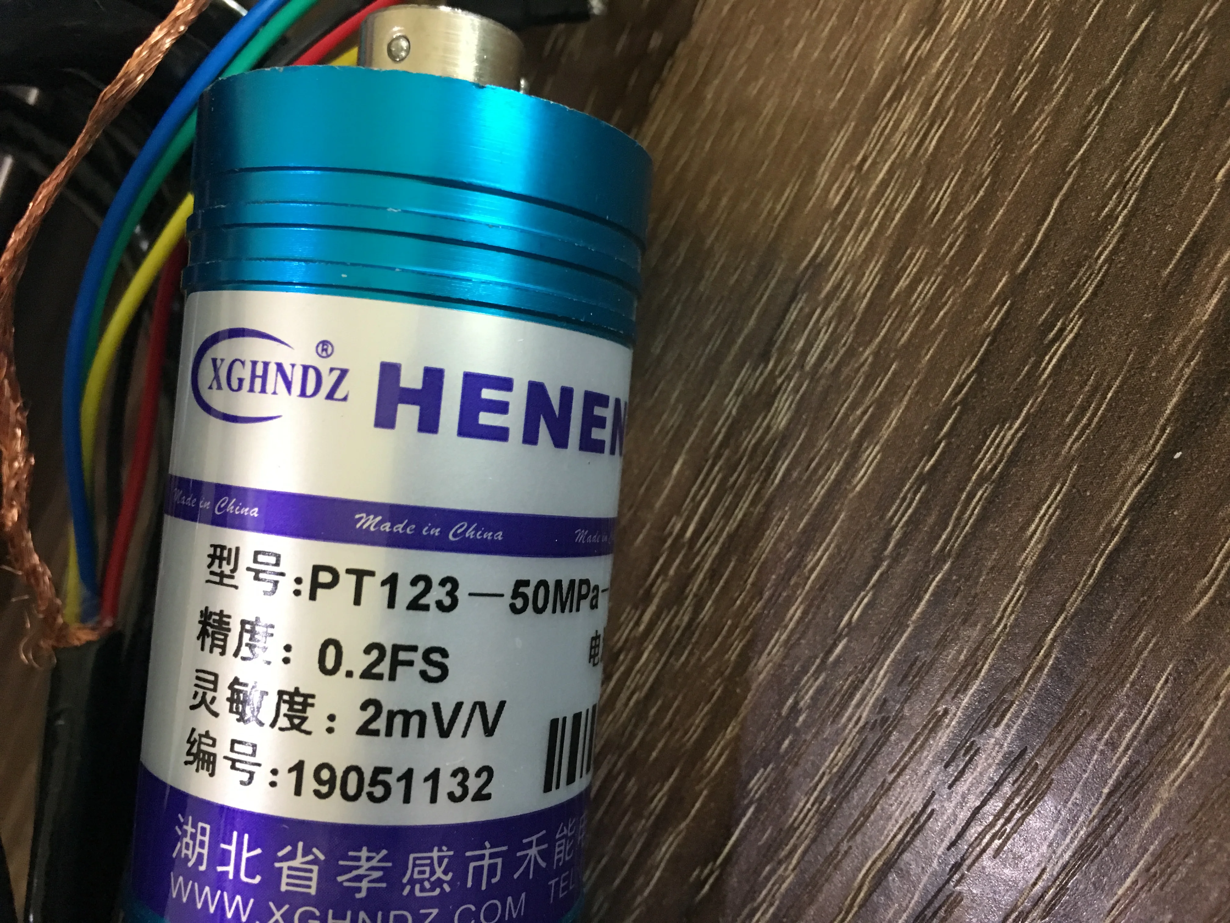 XGHNDZ HeNeng high temperature melt pressure sensor PS20+PT124  1/2UNF   Upper limit relay alarm 50MPA 10VDC 0.2FS 2MV/V 5 PINS