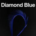 12 piezas azul diamante