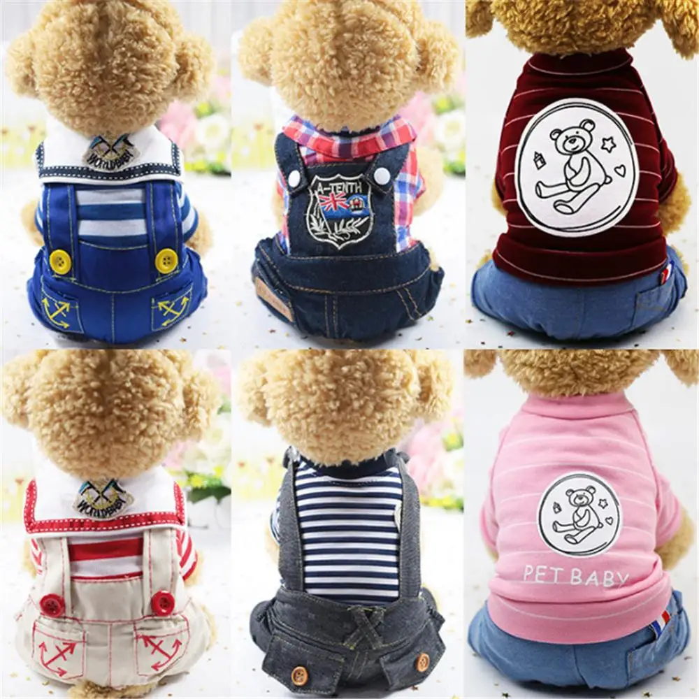 2024 Fashion Dog Clothes Spring Chihuahua Dog Coats Jackets Cartoon Hoodie Pet Dog Clothes For Small Dogs Cats Pets Clothing