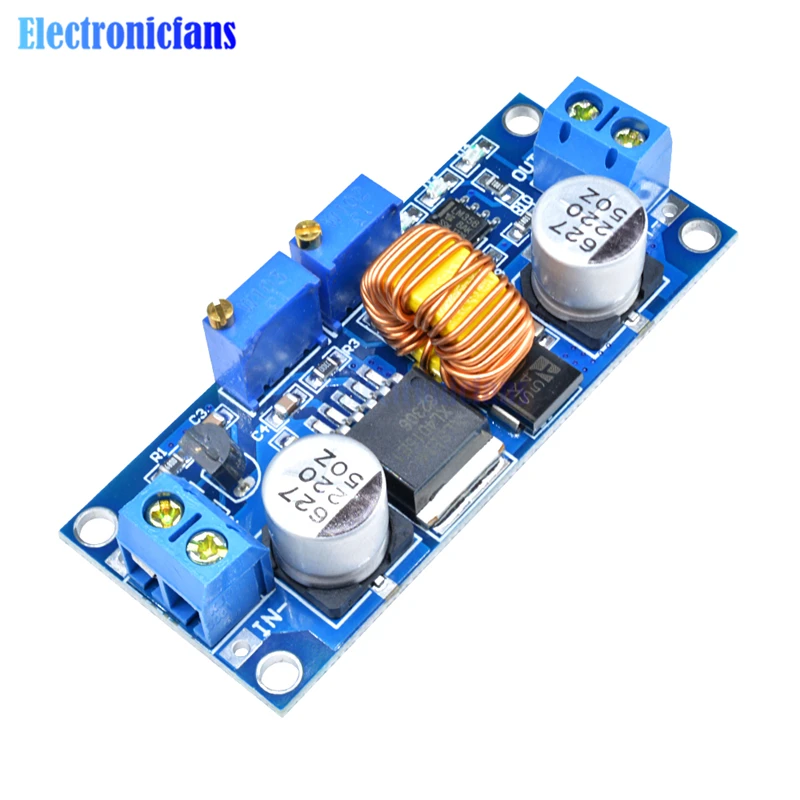 Hocheffizientes CC/CV 5A Lithium-Ladegerät-Board XL4015, einstellbares Step-Down-Stromversorgungsmodul, 6-38V auf 1,25-36V DC – Detail 8