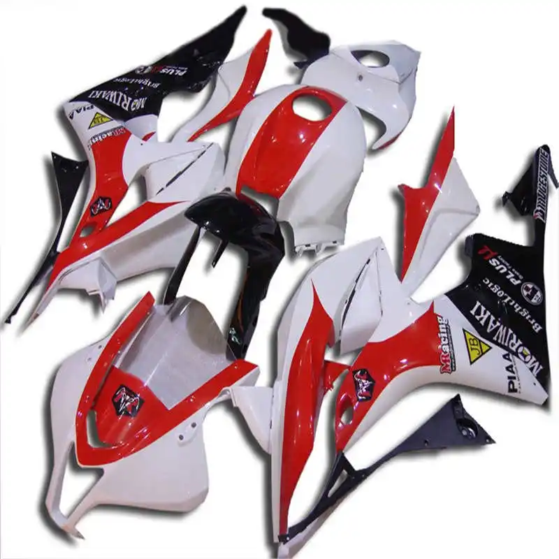 

km Motorcycle Fairing Kit for injection CBR600RR F5 07 08 CBR600 RR CBR 600RR 2007 2008 ABS White red black Fairings set+gifts