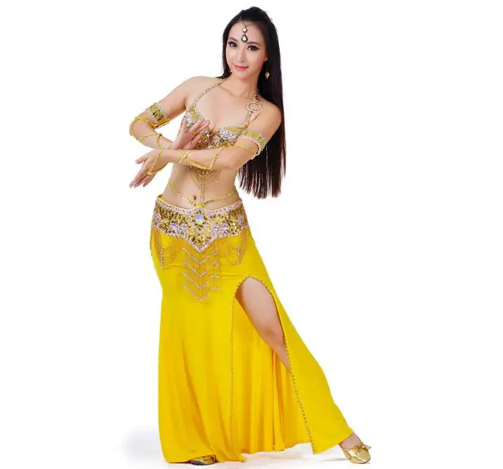 one piece Belly Dance Costume Accessories  Beaded Cuffs Gloves Arm Covers Arm Bands Dance Accessories New Hot  Sale