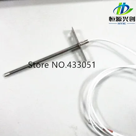 Industrial-grade PTC temperature sensorPT100 / PT1000 RTD Single Core Braided Wire White,Wire working temperature of 360 degrees