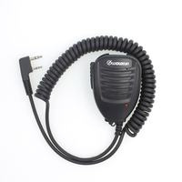Original WOUXUN Microphone Wired Stereo PTT Speaker Microphone for KG-UVD1P KG-UV6D KG-UV8D KG-UV899 KG-UV9D Plus Portable Radio