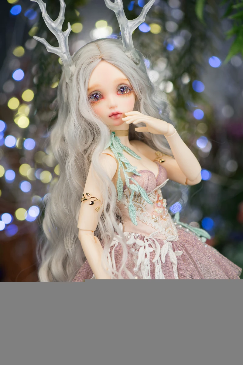 La bambola femminile bjd femminile EVa 1/4 guarda il regalo della bambola congiunta del bulbo oculare