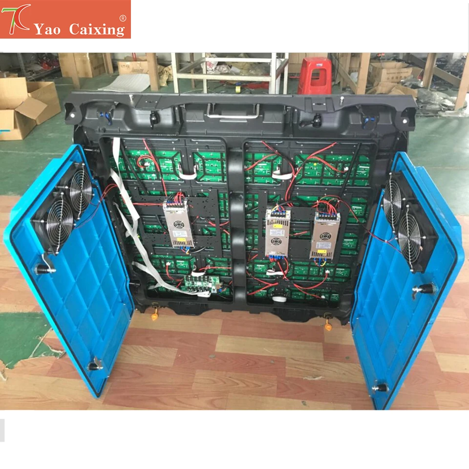 YCX P10 outdoor 960x960mm led screen aluminum cabinet video wall P2.5 P3 P4 P5 P6 P8 rgb full color led display