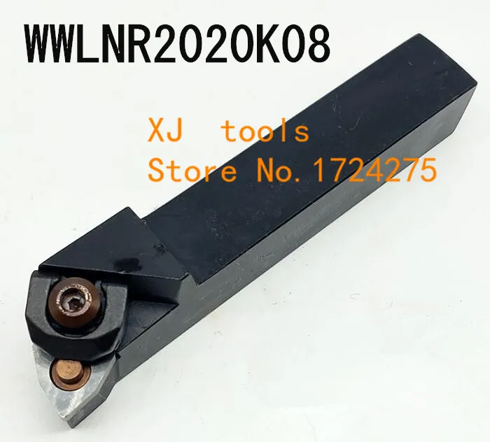 WWLNR2020K08/ WWLNL2020K08 CNC Turning Tool,Metal Lathe Cutting Tools,Lathe Machine Tools, External Turning Tool W-Type WWLNR /L