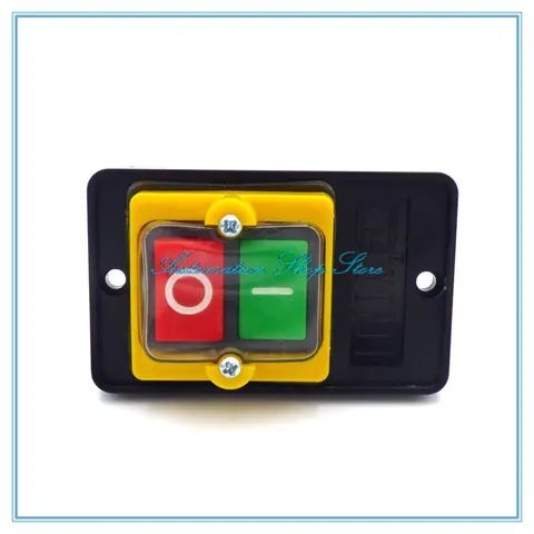 AC220V/380V 10A ON OFF 3 Phase Plastic Power Start Switch KAO-5M 50HZ/60HZ Waterproof Push Button Switch