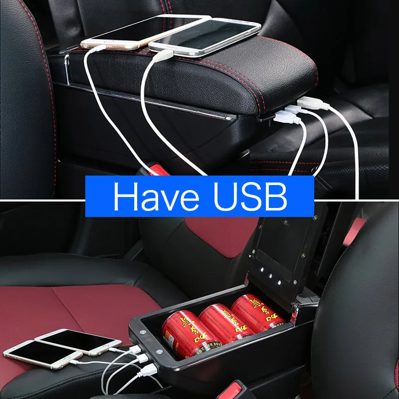Vtear Armrest Mat Covers Center Console Storage Box Car-styling Decoration Interior Accessories Parts Organizer For Suzuki Alto