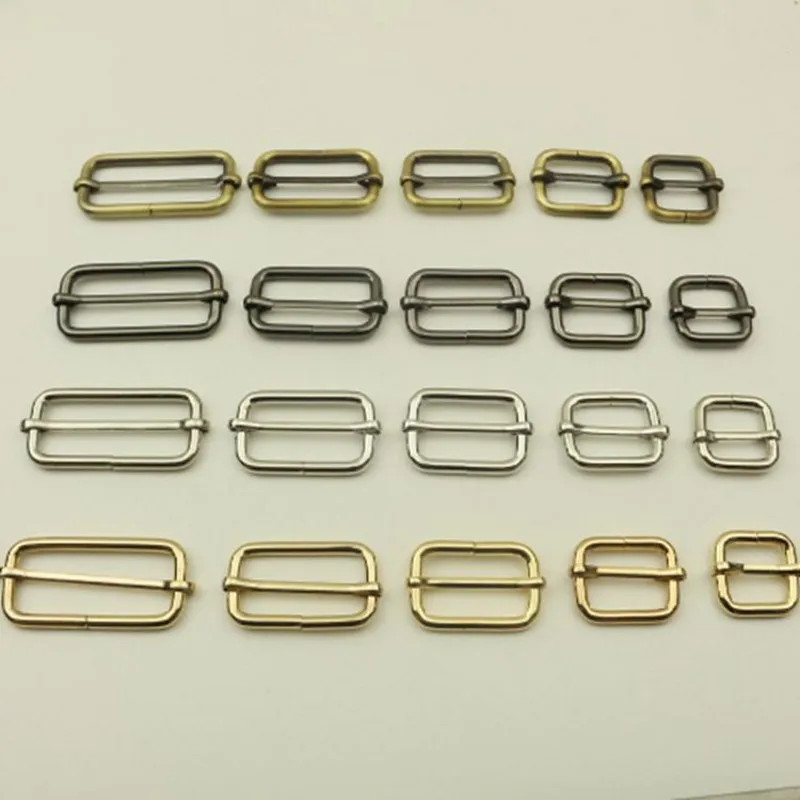 

50mm 38mm 32mm 25mm 20mm buckle slides for Adjustable webbing belt purse Dee Snap