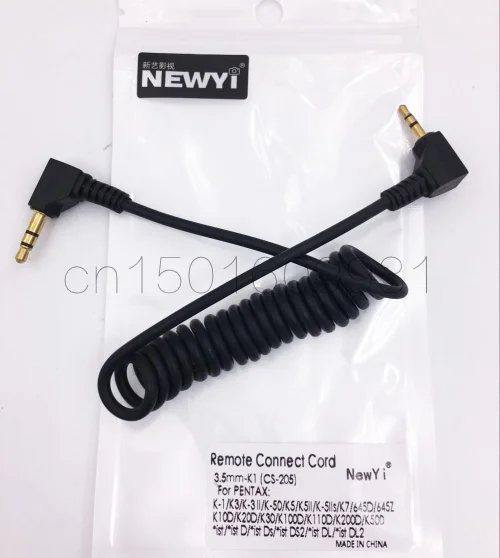 3.5mm-K1 Màn Trập Phát Hành Cable cho PENTAX K-1/K3/K-3 II/K-50/K5/K5II /K-5IIs/K7/K10D/K20D/K30/K100D Tương Thích Máy Ảnh
