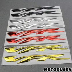 Motocicleta 3D Raised VFR Adesivos para Honda, Motocicleta Carenagem Corpo, Tanque Lateral, Decalques Decorativos, Emblema Emblema, VFR 400, 800, 1200, Novo