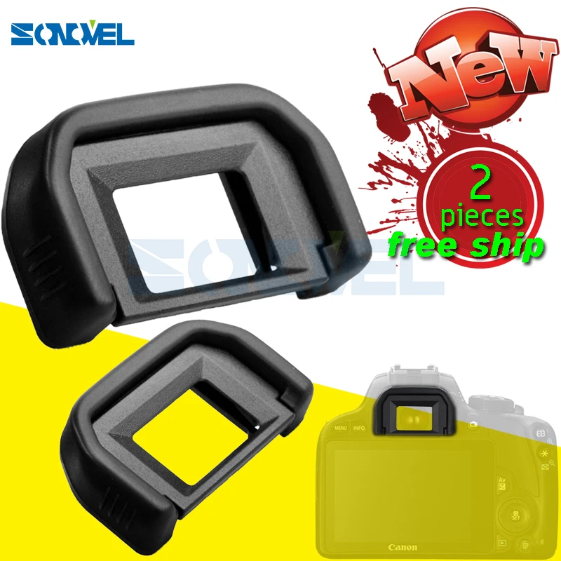 2 * المطاط EF فنجان العين العدسة لكانون EOS 650D 600D 550D 500D 450D 1100D 700D المتمردين XT XTi XS XSi T1i T2 T2i T3 T3i T4i DSLR