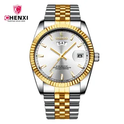 Chenxi Top Brand Relogio Masculino Men Watch Quartz Luxury Brand Wristwatches Men's 3 ATM Waterproof Clock Chronograph Gift Men