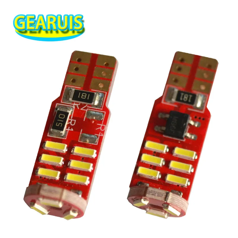 10pcs T10 15SMD 4014 LED Canbus 160MA Non polar 12V Car Auto LED Interior License Plate Lights Parking Clearance Lamp