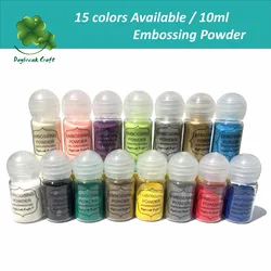 16 colors DIY craft paper decorating metalic solid color Embossing Powder