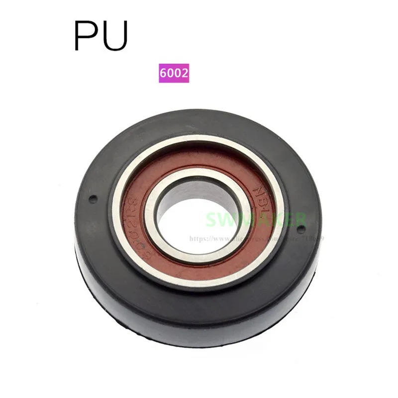 1pcs 15*46*13mm 6002 bearing pulley for 161 electric lock elevator accessories, Hitachi Mitsubishi elevator door ball wheel