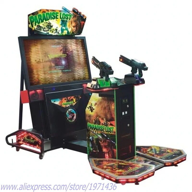 

Paradise Lost Coin Operated Simulator Gun Shooting Arcade Game Machine