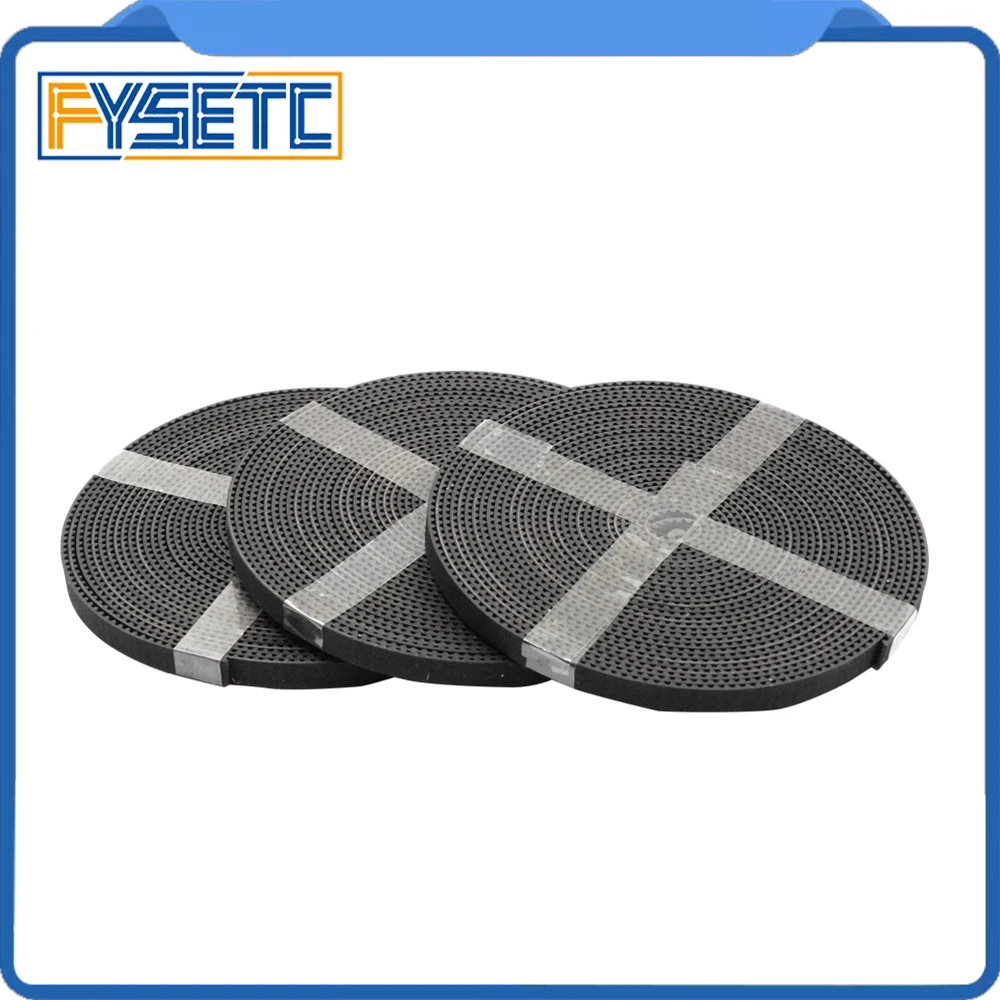 5m/lot GT2-6mm open timing belt width 6mm GT2 belt Rubbr Fiberglass cut to length for 3D printer wholesale