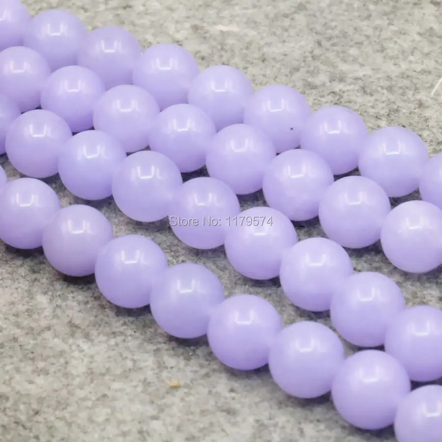 8mm 10mm 12mm Purple Alexandrite Accessories Crafts Loose Round Beads Natural Stone Fashion Jewelry Making 15inch Women Gifts