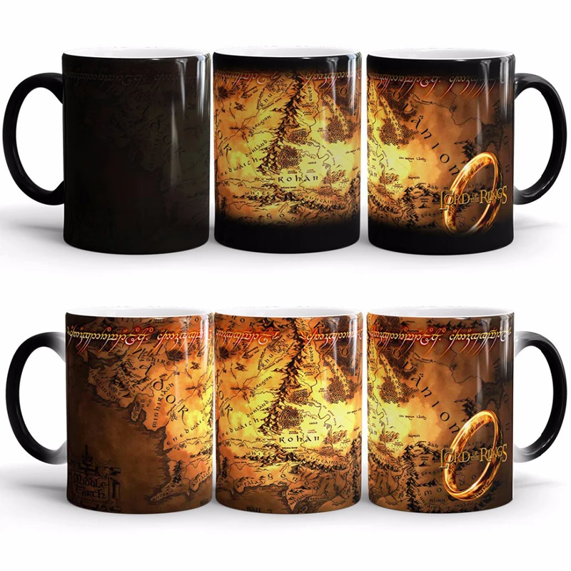 

Creative Magic Mugs,mysterious placeHot Drink Cup Color Changing Mug letter Marauders Map Mischief Managed Wine Cup Gift