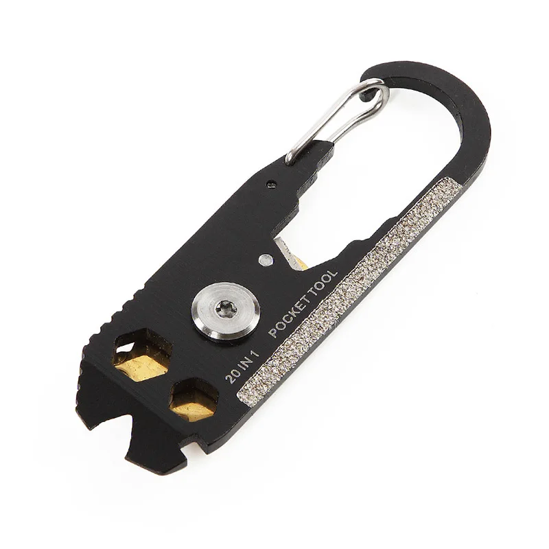 Multifunctional Fast Hanging Portable Tool Keyboard Mini Mountaineering Button Hard  Hook outdoor survival  hiking gear