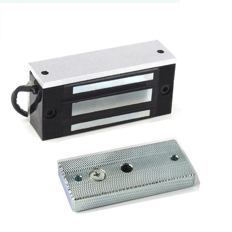 Electronic Door Lock Mini Magnetic Locks 60KG DC 12V/24V 100LBS EM Lock Electromagnetic Lock Automatic Barrier for Takagism Game