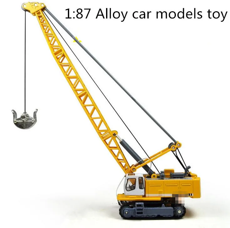 

Hot sale !1 : 87 glide alloy construction vehicles toy model,Cable excavator truck model,Free shipping, Baby educational toys