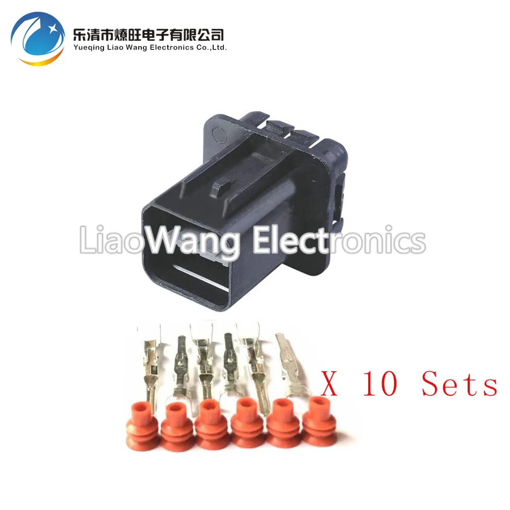 

10 Sets 6 Pin replacement pieces of domestic parts with the terminal DJ70610YA-2.2-11 Car connector