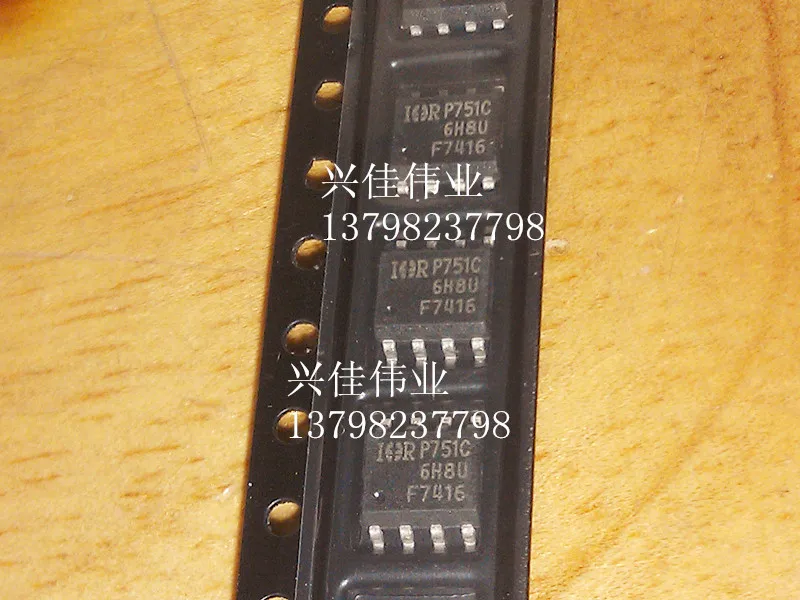 10PCS The new IRF7416 IRF7416TRPBF SOP-8 P -channel MOSFET 10A 30V