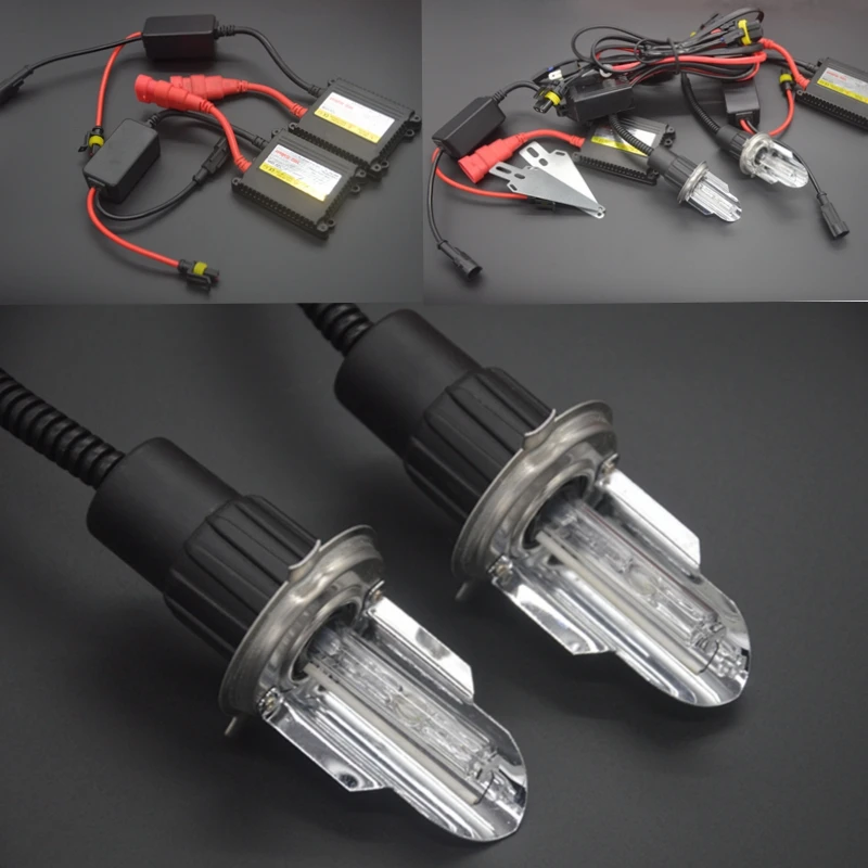 

2x Xenon H4 Hid Kit 55W H7 H3 H1 xenon H7 H8 H9 H10 H11 HB3 HB4 H13 9005 9006 Car light source xenon Auto Headlight Fog Light