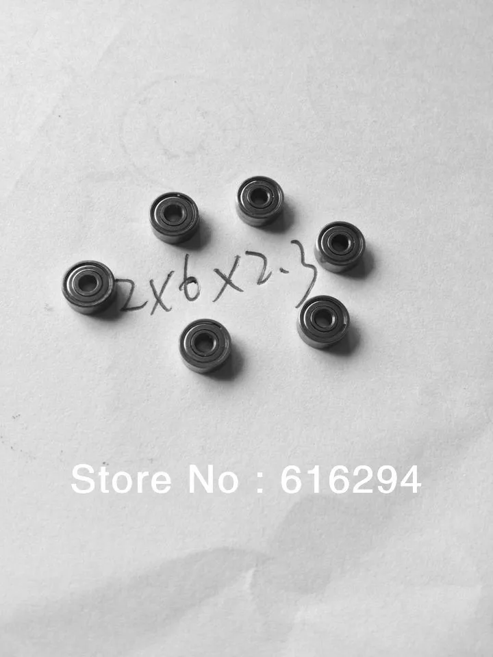 HIGH Quality  Free Shipping 10PCS 692/692ZZ(2x6x2.3MM) Miniature Ball Bearings 692zz