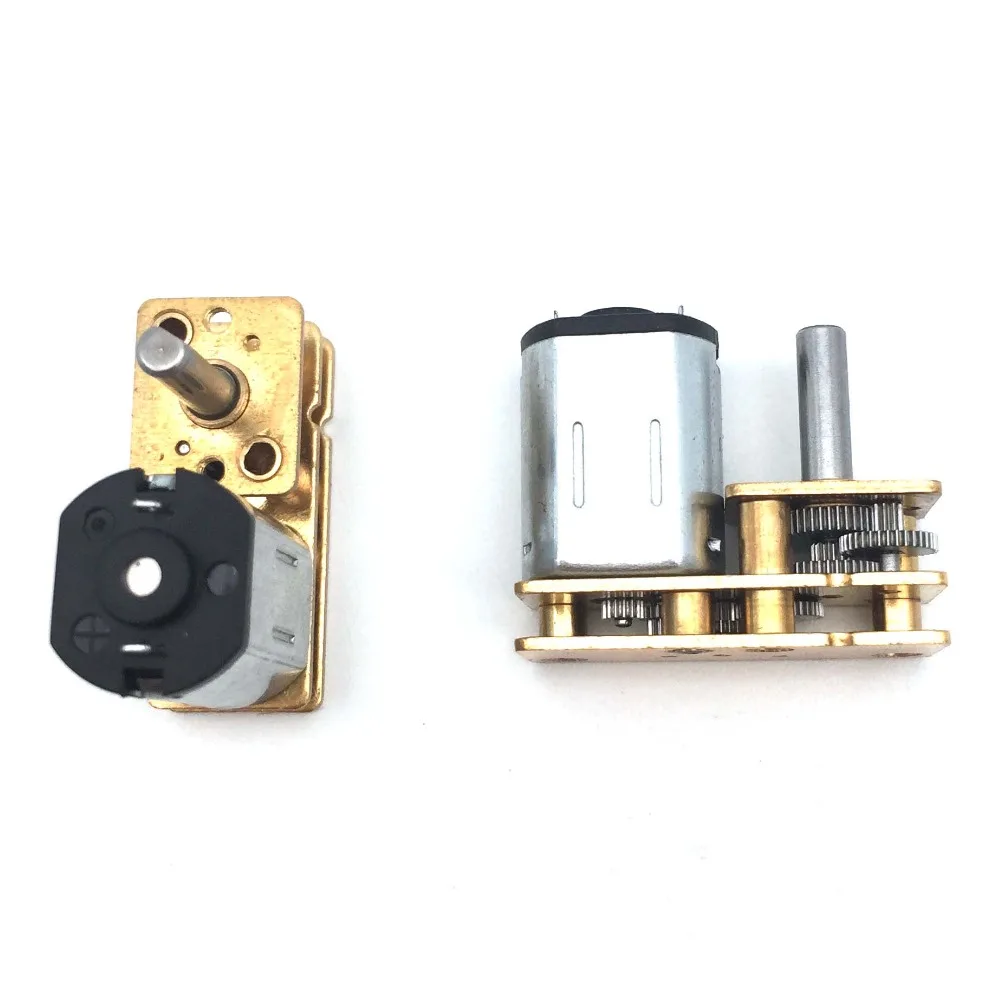 DC 3V 6V Micro Speed Gear Motor N20 Reduction Gear Motor 20-2000RPM Mini Electric Gear Reducer Motor for Car Robot Model