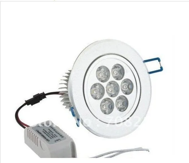 New Arriva Dimmable dimming LED downlight 7W Lighting Recessed Lamp Cool|WarmWhite 85-265V+LED Driver