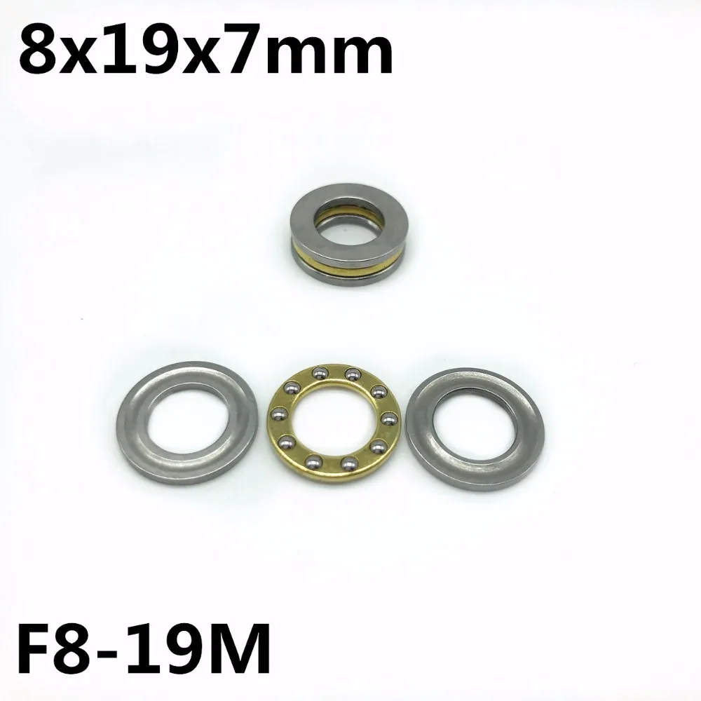 

10Pcs F8-19M 8x19x7 mm Axial Ball Thrust Bearing plane thrust ball bearing High quality