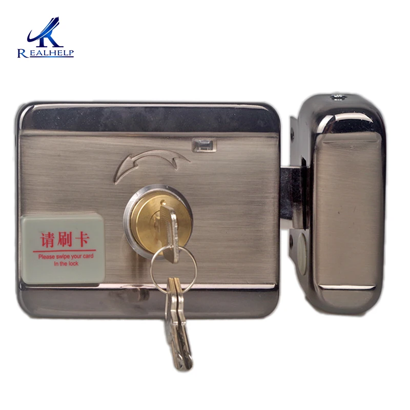 1000Users Keyless Electronic Door Lock Swipe Card LOCK Remote Control Lock Key Swipe Locks with ID Card Reader
