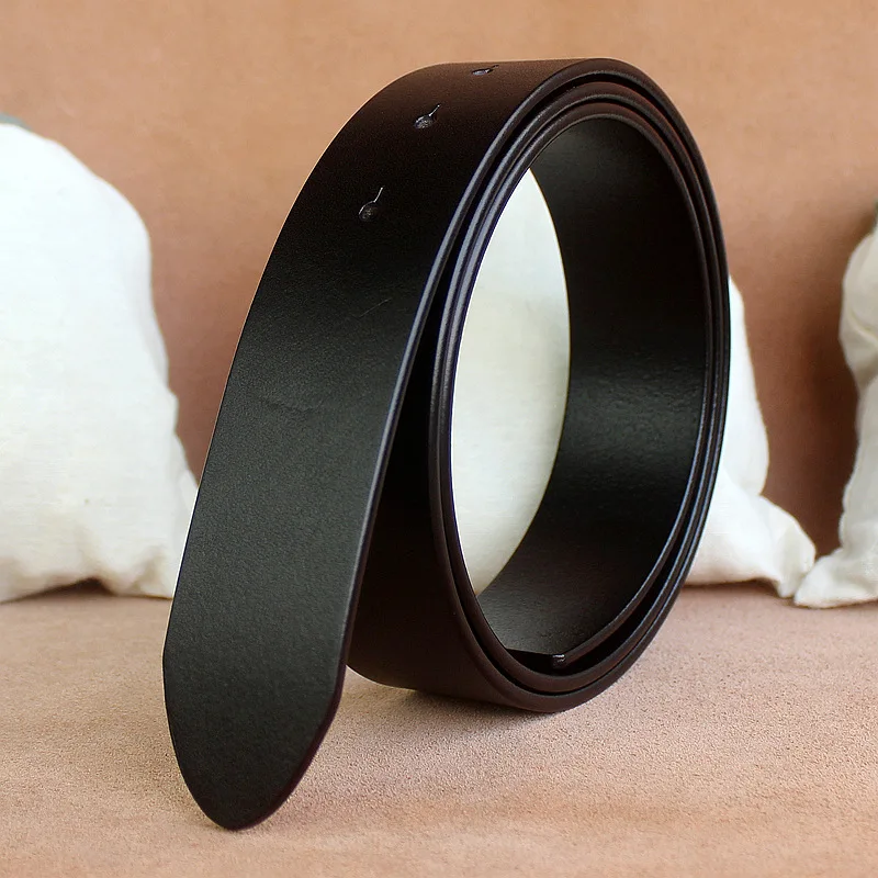 لا مشبك 3.3 سنتيمتر و 3. 8 سنتيمتر أحزمة للرجال جودة عالية دبوس مشبك الذكور حزام جلد طبيعي زنار Ceinture أوم #3
