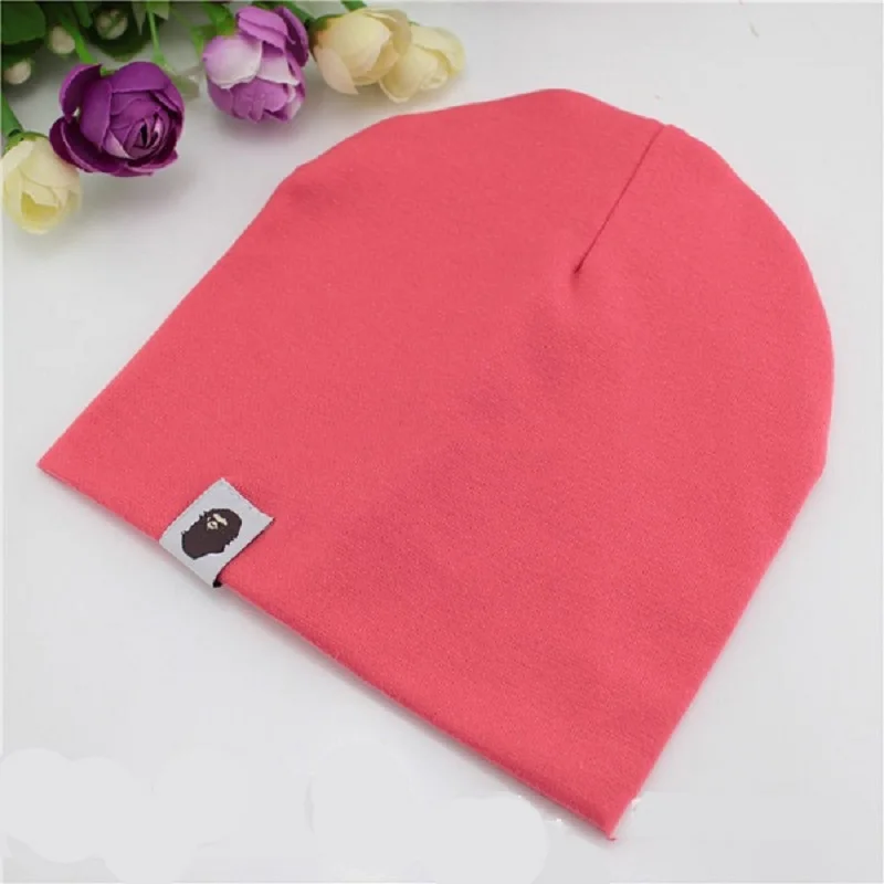 Cute Solid Beanies Hat for Kids Baby Autumn Winter Caps Warm Knitted Bonnet Hats Warm Soft Skullies Cap for Toddler Girls Boys